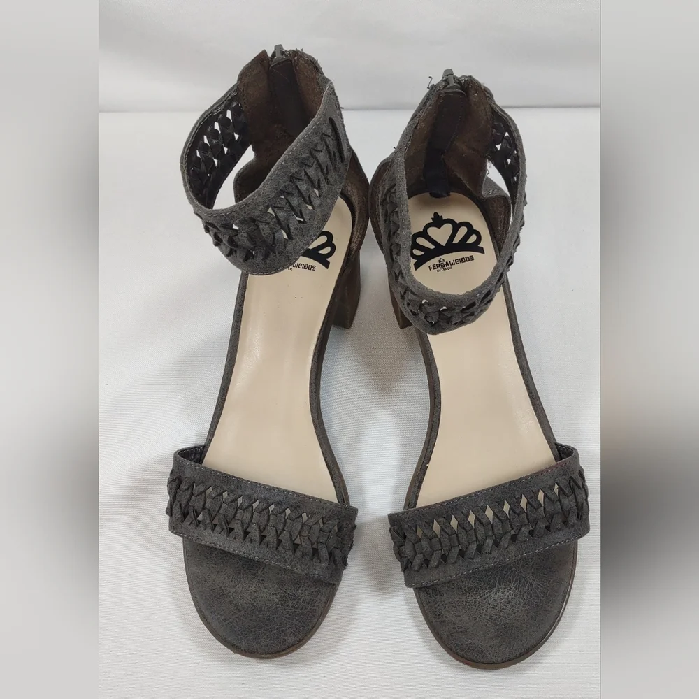 Fergalicious Fergie Phoenix‎ Women's Open Toe Block Heel Sandals 8.5